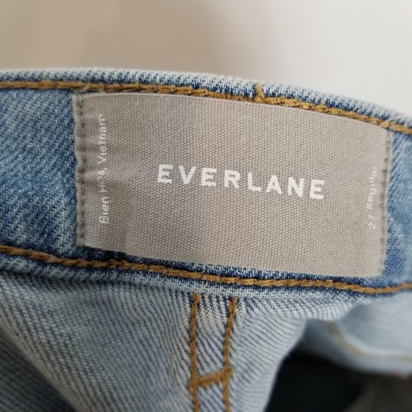 Everlane  Women The Way-High Hourglass Skinny Jean Sz 27 R  Blue Cotton Blend - Picture 5 of 6